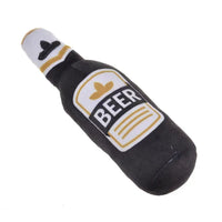 Plush Beer Bottle Dog Toy – Squeaky, Bite-Resistant, Teeth Cleaning - BIG FRENCHIES