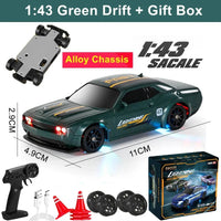 1/64 4WD High-Speed Drift RC Car – Mini Remote Control Racing Toy for Kids & Adults