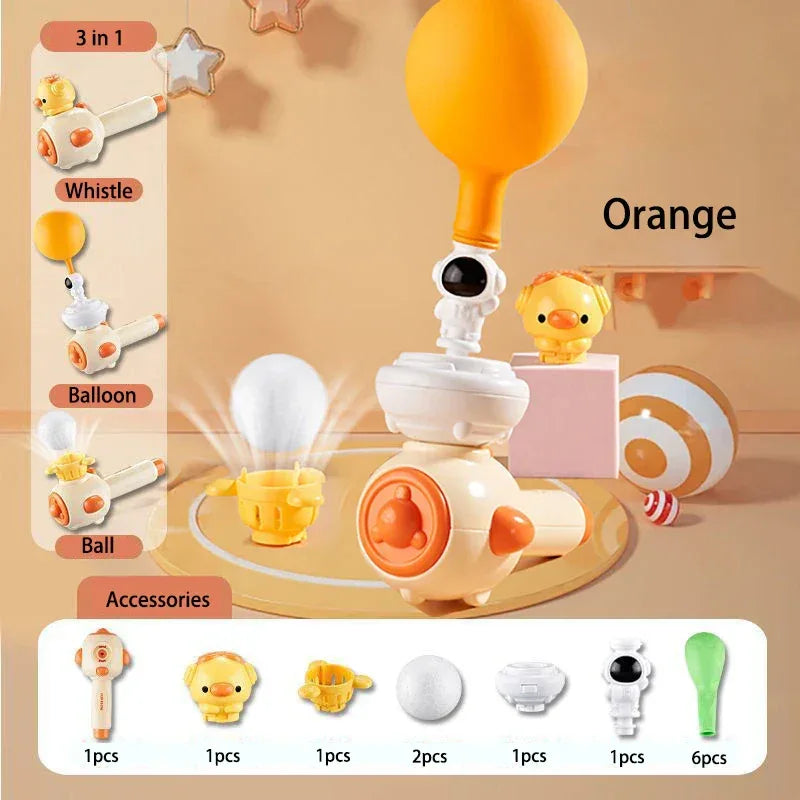 Montessori Whistle Ball Toy – Blow Pipe Sensory Educational Toy - BIG FRENCHIES