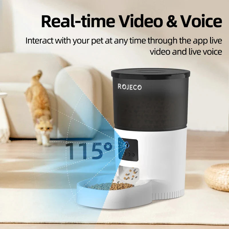 Smart Cat Feeder Camera for Automated Pet Care - BIG FRENCHIES
