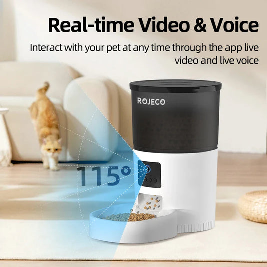 Smart Cat Feeder Camera for Automated Pet Care - BIG FRENCHIES