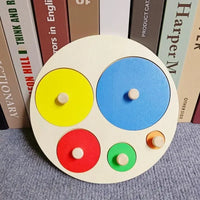Montessori Wooden Building Blocks – Educational Color & Shape Toy - BIG FRENCHIES