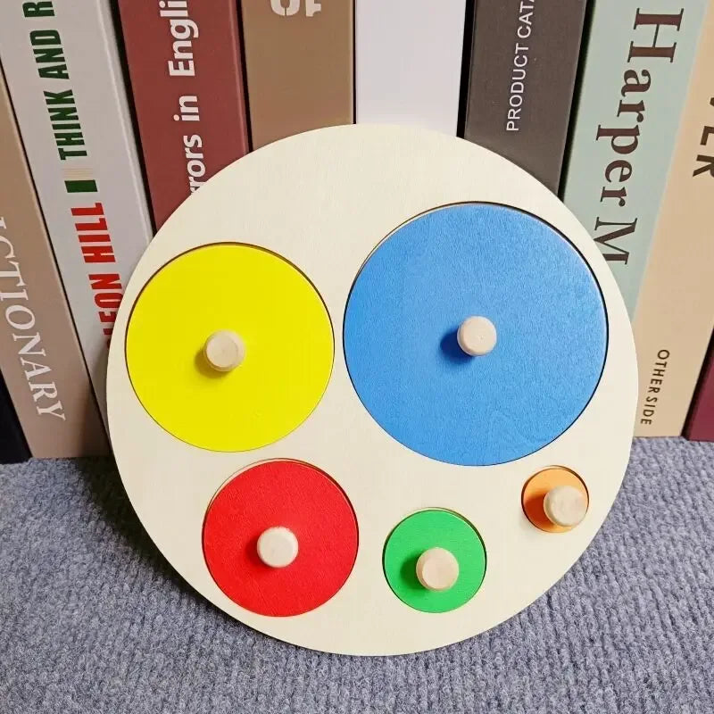 Montessori Wooden Building Blocks – Educational Color & Shape Toy - BIG FRENCHIES