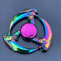 Metal Rainbow Fidget Spinner – Colorful EDC Hand Spinner Toy for Kids & Adults | Anti-Anxiety Stress Relief Finger Spinner Gift