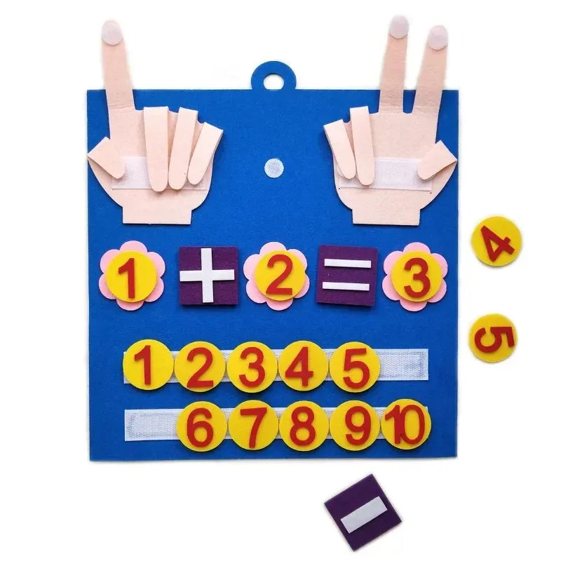 Montessori Finger Number Math Toy – Early Learning Counting Set for Kids - BIG FRENCHIES