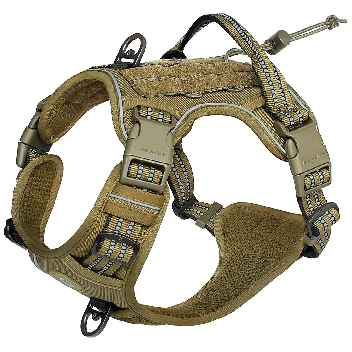 Tactical No-Pull Dog Harness – Adjustable MOLLE Military Vest for Medium & Large Dogs-Pet Collars & Leashes-BIG FRENCHIES-Econic Blanks