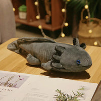 Kawaii Axolotl Plush Toy – Colorful Newt Stuffed Long Pillow - BIG FRENCHIES