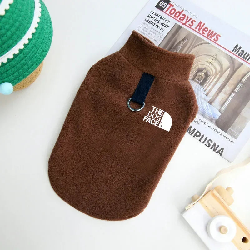 Fleece Warm Dog Sweater – Autumn Winter Coat for Small Dogs & Puppies - BIG FRENCHIES