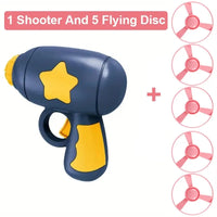 Interactive Cat Toy – Flying Disc Shooting Gun - BIG FRENCHIES