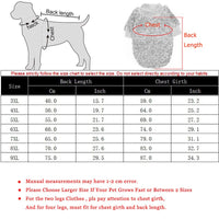 3XL-9XL Winter Warm Pet Sweater - BIG FRENCHIES