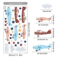 Retro Nursery Peel and Stick Stickers