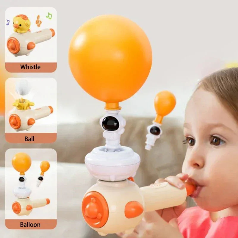 Montessori Whistle Ball Toy – Blow Pipe Sensory Educational Toy - BIG FRENCHIES