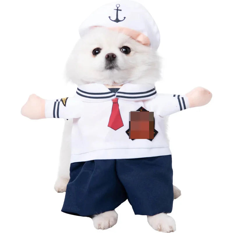 1PCS Halloween Dagger Pet Transformation Dress Festival Funny Knife Holding Dog Clothes Cat Standing Dress Pet Dress Up