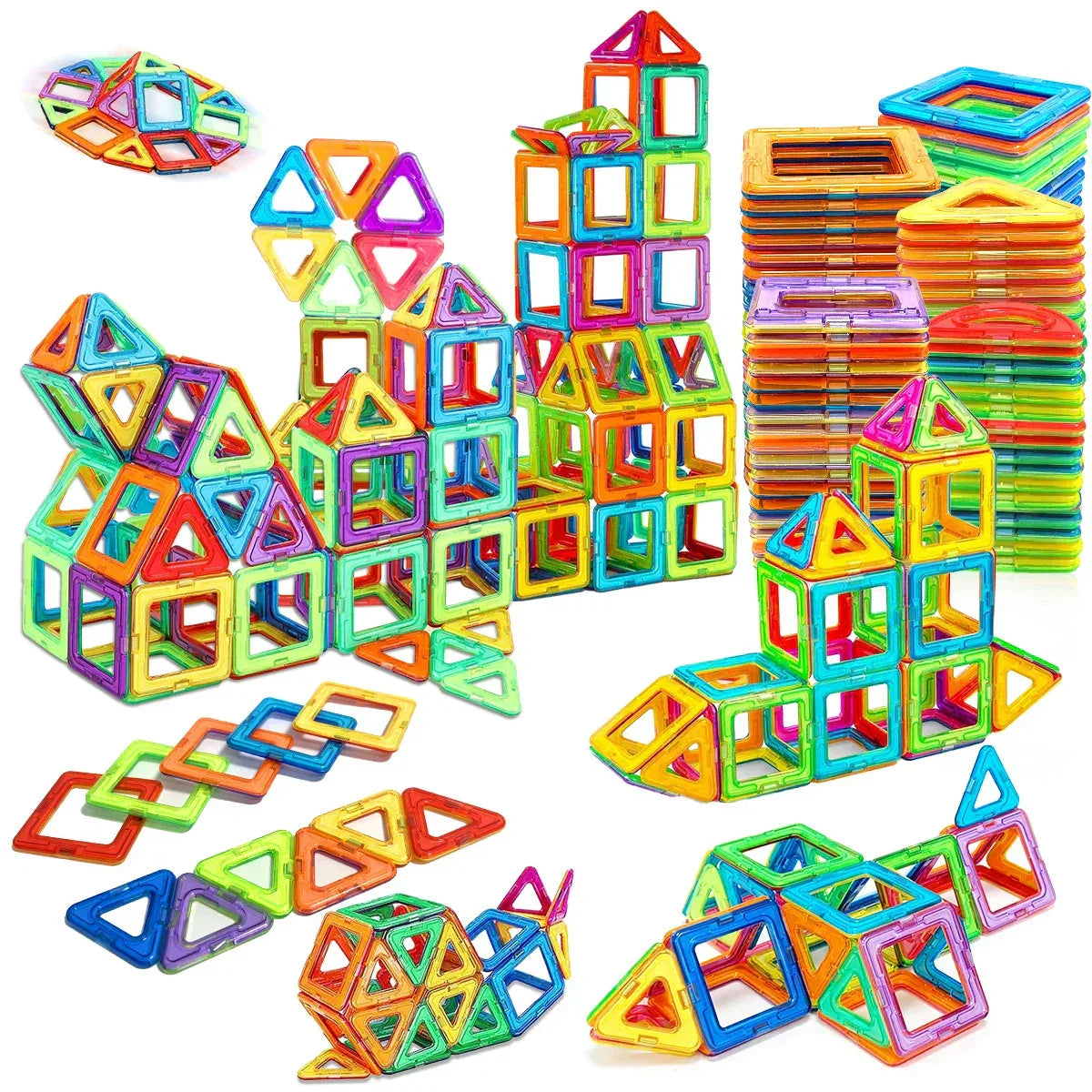 Magnetic Building Blocks for Kids – STEM Construction Learning Toy - BIG FRENCHIES