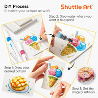 3D Magic Puffy Foam Texture Painting Paper for Kids DIY Art Craft - BIG FRENCHIES