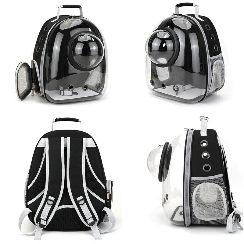 Space Capsule Pet Backpack – Ventilated Travel Carrier - BIG FRENCHIES