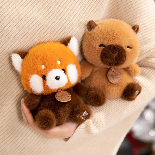 Cute Sitting Animal Plush Toys – Red Panda, Fox, Sloth & More - BIG FRENCHIES