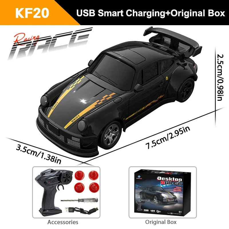 1/64 High-Speed Drift RC Car 4WD Mini Remote Control Racing Toy - BIG FRENCHIES