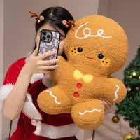 Cute Christmas Plush Toys – Santa, Elk, Snowman & Gingerbread Doll - BIG FRENCHIES