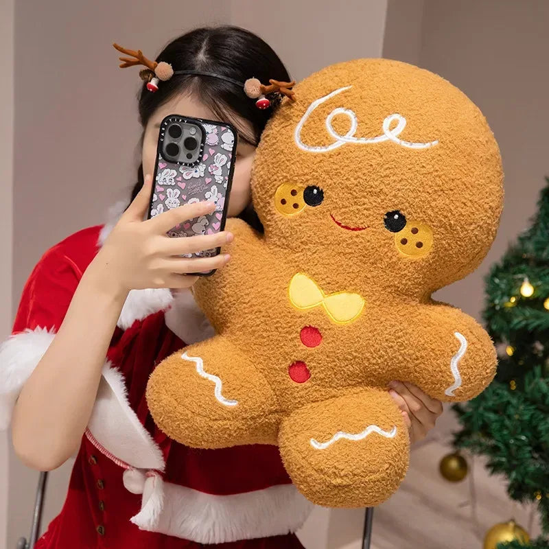 Cute Christmas Plush Toys – Santa, Elk, Snowman & Gingerbread Doll - BIG FRENCHIES