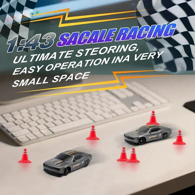 1/64 High-Speed Drift RC Car 4WD Remote Control Mini Racing Toy - BIG FRENCHIES