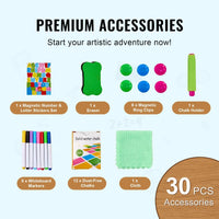 Magnetic Drawing Board Easel – Educational Art Toy for Kids - BIG FRENCHIES