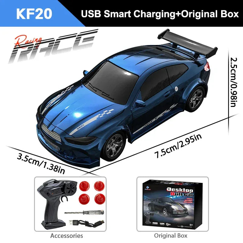 1/64 High-Speed Drift RC Car 4WD Mini Remote Control Racing Toy - BIG FRENCHIES