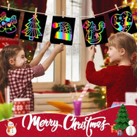 Rainbow Reveal Craft Kit for Kids | Wooden Stylus Scratch Art Set - BIG FRENCHIES