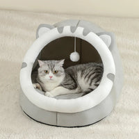 Cat Cave Bed – Washable Cat Bed & Cozy Hideaway - BIG FRENCHIES
