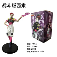 6 PCS Hunter X Hunter Figurines, Chrollo Killua Gon Hisoka Kurapika Illumi Action Figure PVC Statue