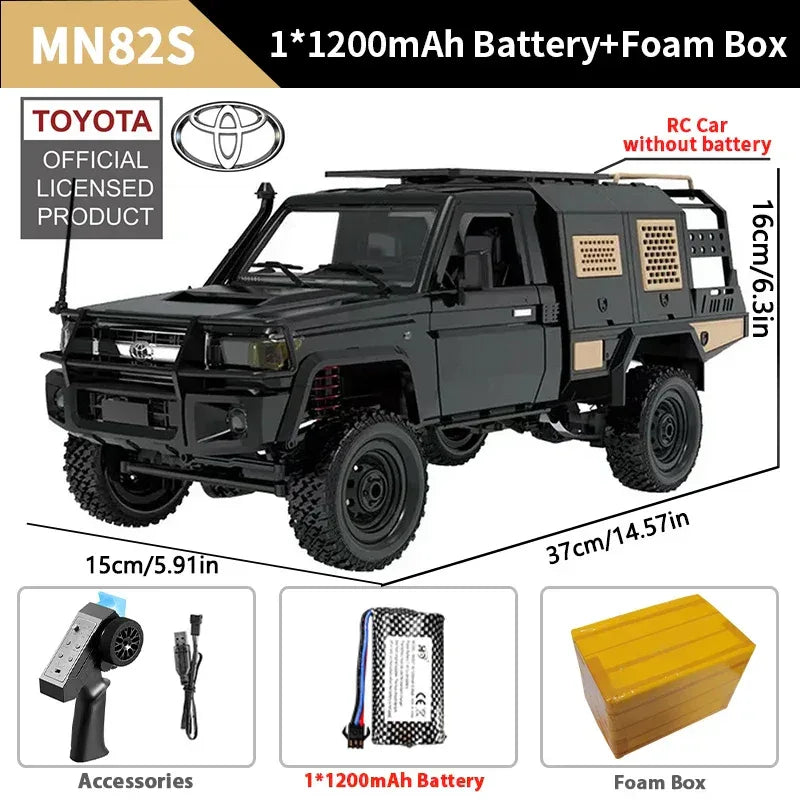 ZWN MN82 MN82S 1/12 RC Pickup Truck 4WD Off-Road Climbing Toy - BIG FRENCHIES