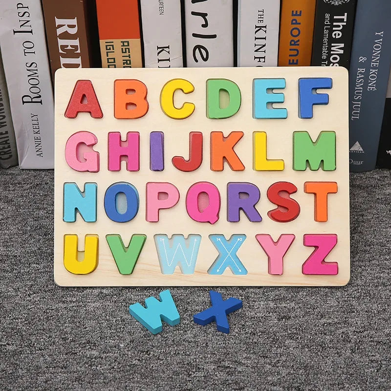 Montessori Wooden Building Blocks – Educational Color & Shape Toy - BIG FRENCHIES