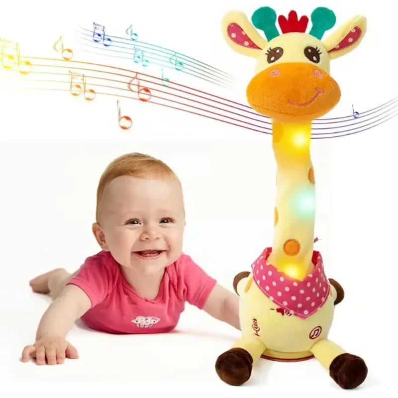 Musical Giraffe Toy – Sings, Dances & Repeats What You Say - BIG FRENCHIES