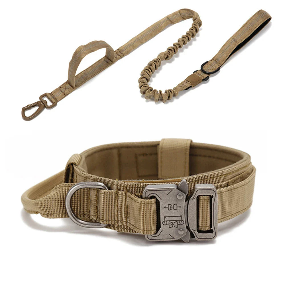 Durable Nylon Dog Collar with Reflective Leash Set - BIG FRENCHIES
