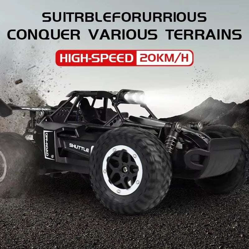 ZWN 1:16/1:20 RC Car 2WD Off-Road Remote Control Car with LED Light - BIG FRENCHIES