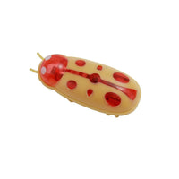 Pet Interactive Mini Electric Bug Cat Toy Kitten Escape Obstacle Automatic Flip Toy Battery Operated Vibration Beetle Supplies