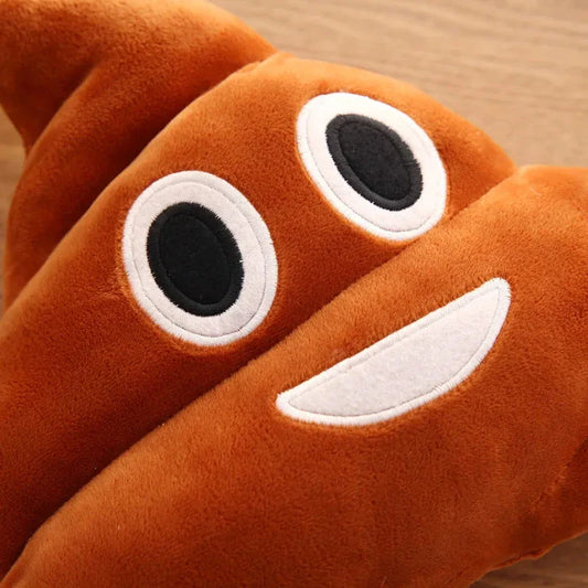Cartoon Poop Plush Toy – Funny Quirky Cushion for Kids