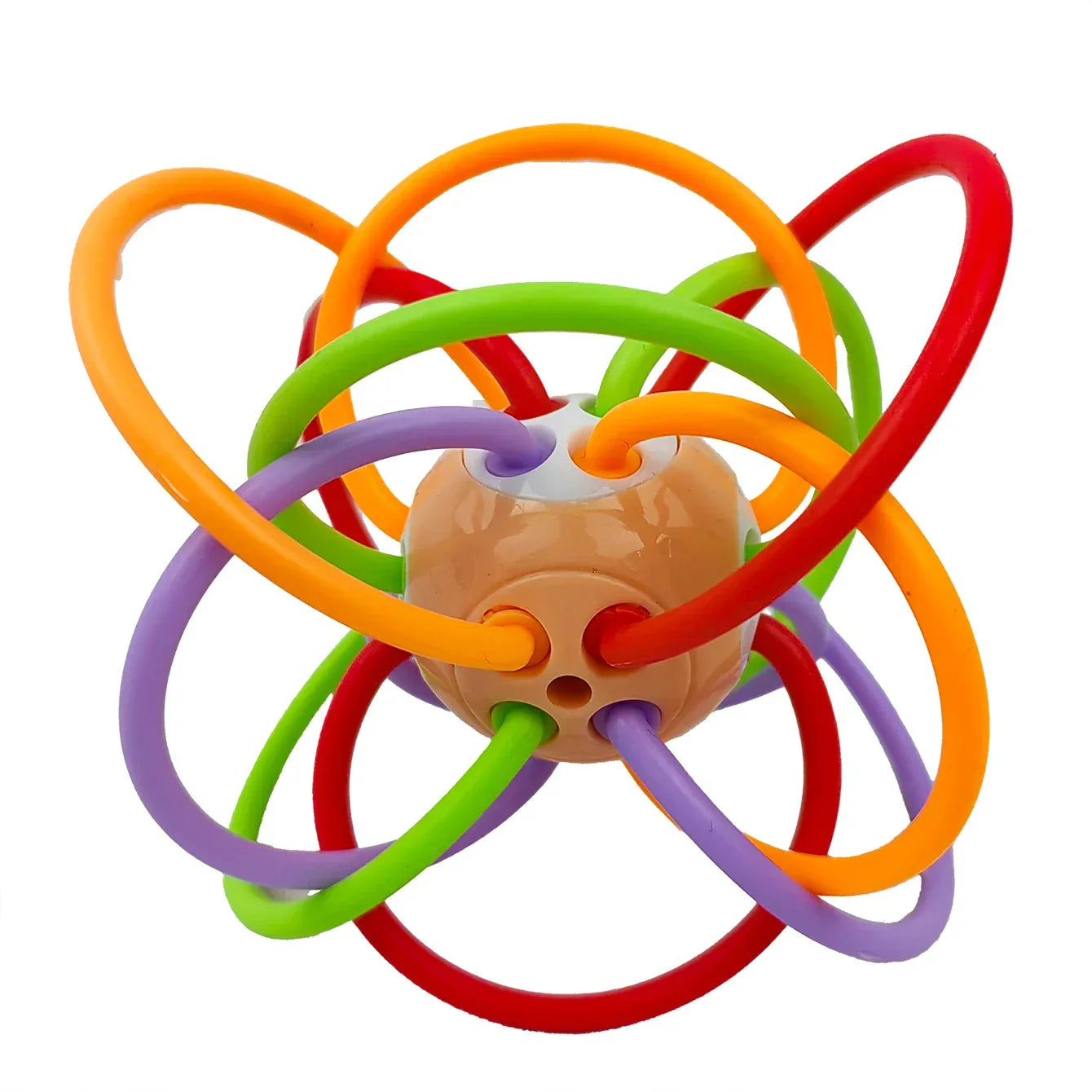Manhattan Square Golfer Teether Ball – Educational Baby Toy - BIG FRENCHIES