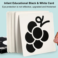 Baby Montessori Flash Cards – Black & White Visual Stimulation Toy - BIG FRENCHIES