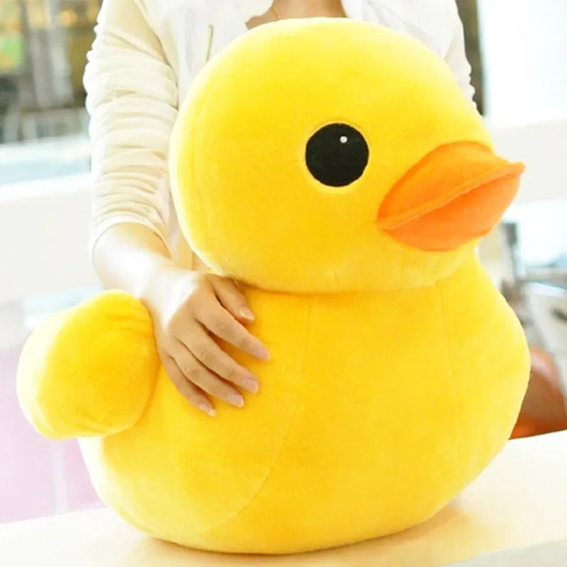 Kawaii Big Yellow Duck Plush – Cute Soft Mini Cartoon Stuffed Toy - BIG FRENCHIES