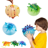3PCS Inflatable Dinosaur Squeeze Vent Ball Fidget Toy Set - BIG FRENCHIES