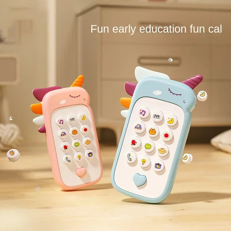 Baby Phone Toy – Musical Sound Telephone with Teether for Infants - BIG FRENCHIES