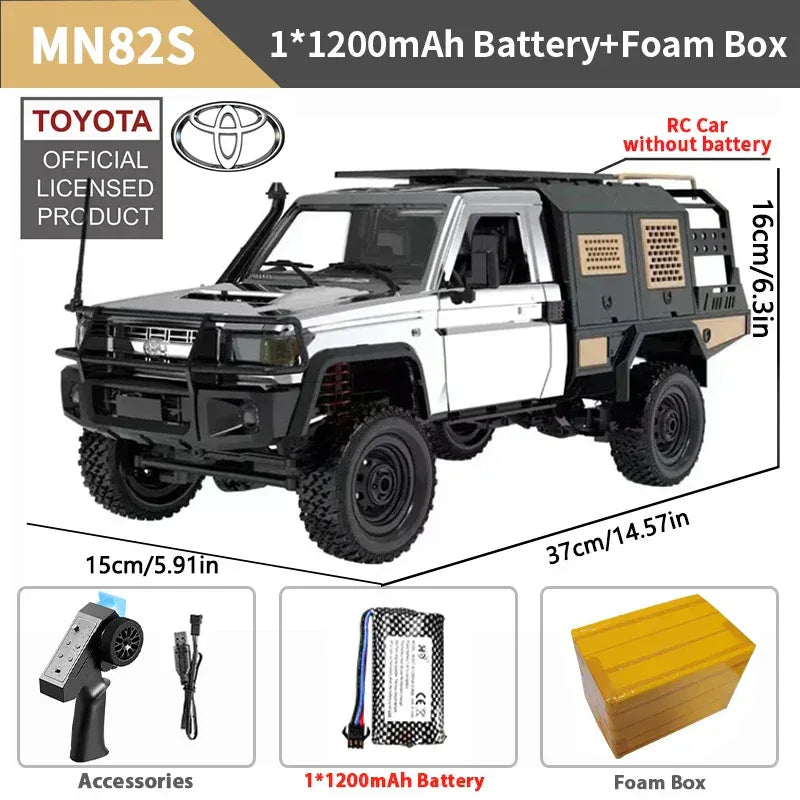 ZWN MN82 MN82S 1/12 RC Pickup Truck 4WD Off-Road Climbing Toy - BIG FRENCHIES