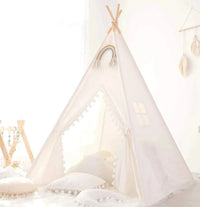 Portable Kids Play Tent Wigwam Teepee Playhouse
