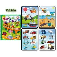 Watercolor Painting Magic Book – Reusable Cartoon Art Book for Kids - BIG FRENCHIES