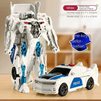 Transformation Car Robot Toy – One-Step Deformation Puzzle Model