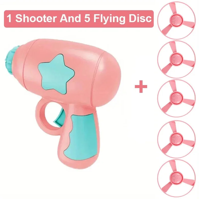 Interactive Cat Toy – Flying Disc Shooting Gun - BIG FRENCHIES