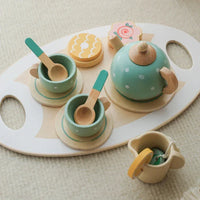 Wooden Afternoon Tea Set Toy | Kitchen Accessories Play for Kids - BIG FRENCHIES