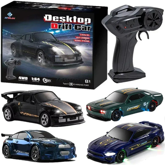 1/64 High-Speed Drift RC Car 4WD Remote Control Mini Racing Toy - BIG FRENCHIES