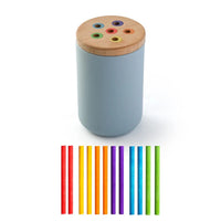 Montessori Silicone Color Matching Bucket Toy
